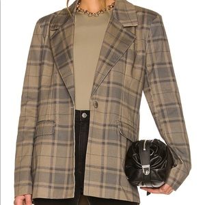 We Wore What Plaid Blazer